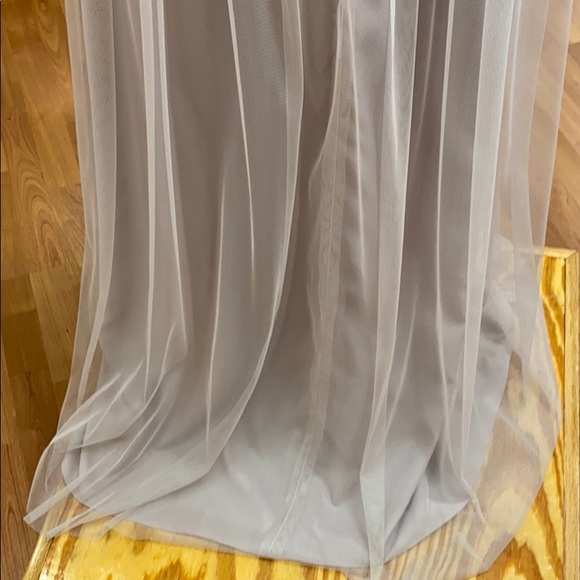 ✔️ Taupe full length strapless bridesmaid dre… - Picture 6 of 9